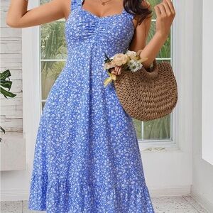 Guberry Floral Fit and Flare Sundress
